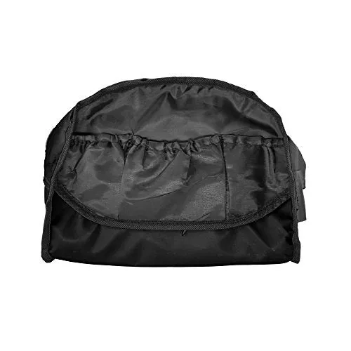 12" Mini Two Tone Duffle Bag (Black) Small