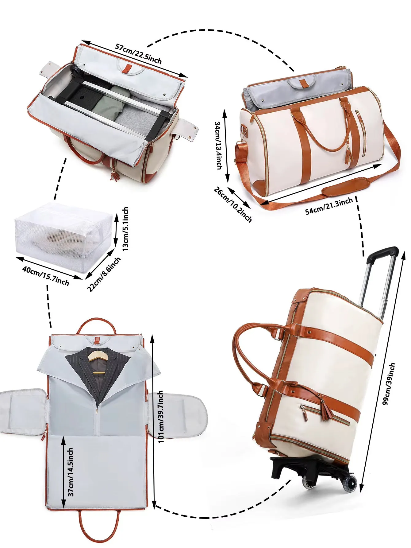 AirLuxx™ Roller Carry-On Bag