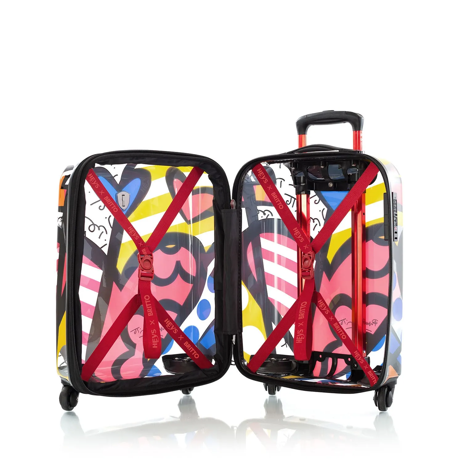 Britto - A New Day Transparent 21" Carry On Luggage