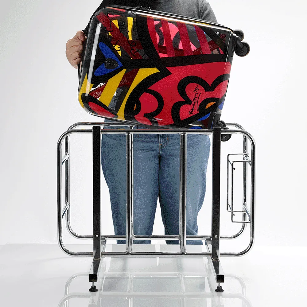 Britto - A New Day Transparent 21" Carry On Luggage