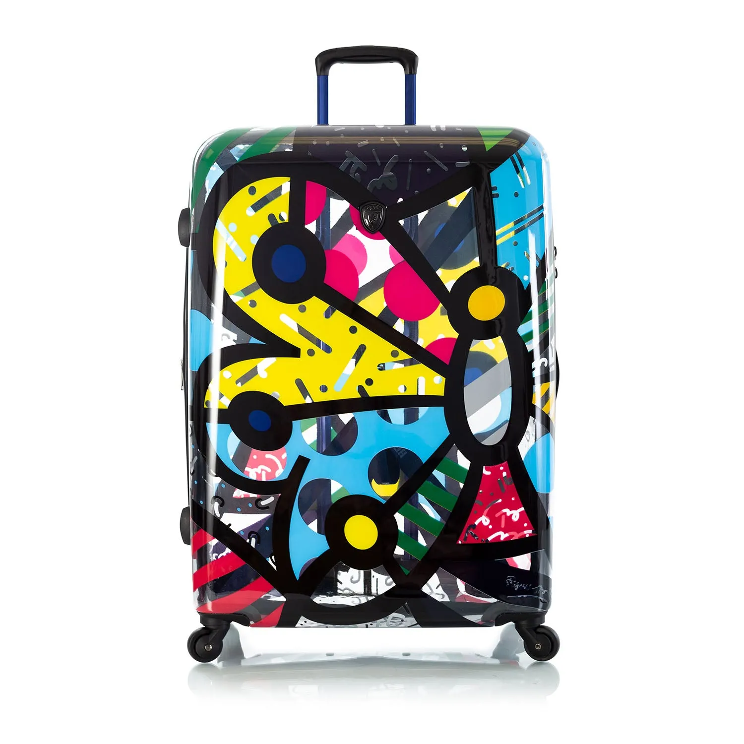 Britto - Butterfly Transparent 3 Piece Luggage Set