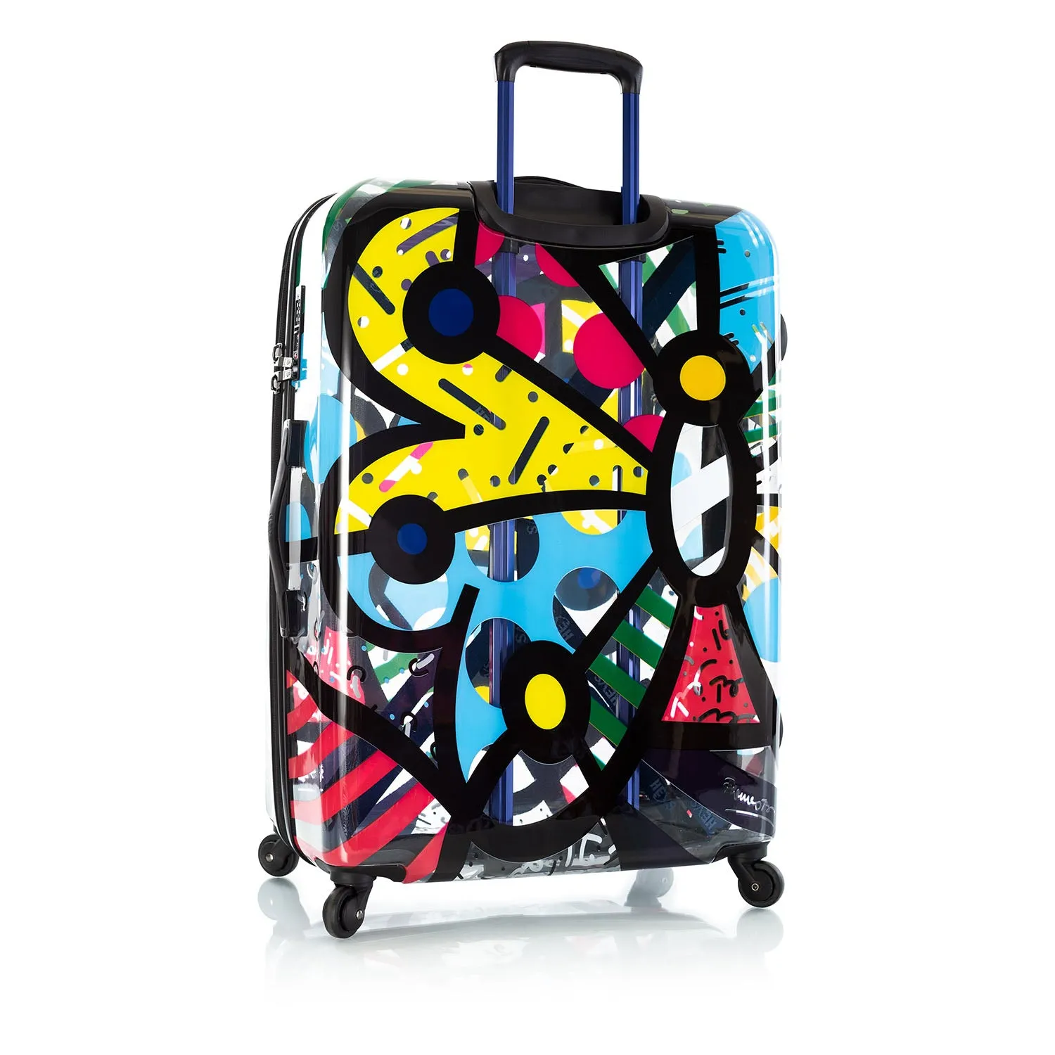 Britto - Butterfly Transparent 3 Piece Luggage Set