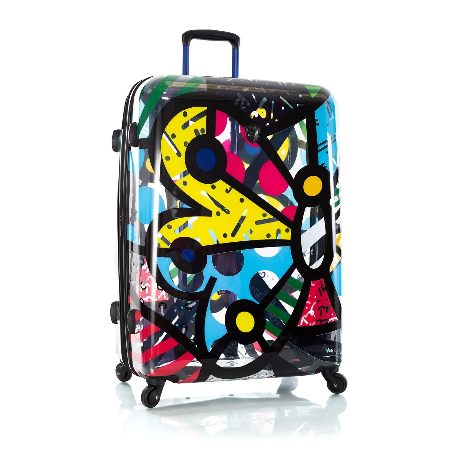 Britto - Butterfly Transparent 3 Piece Luggage Set