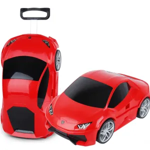 Color: 3701 Red - Children's Remote-control Automobile Suitcase