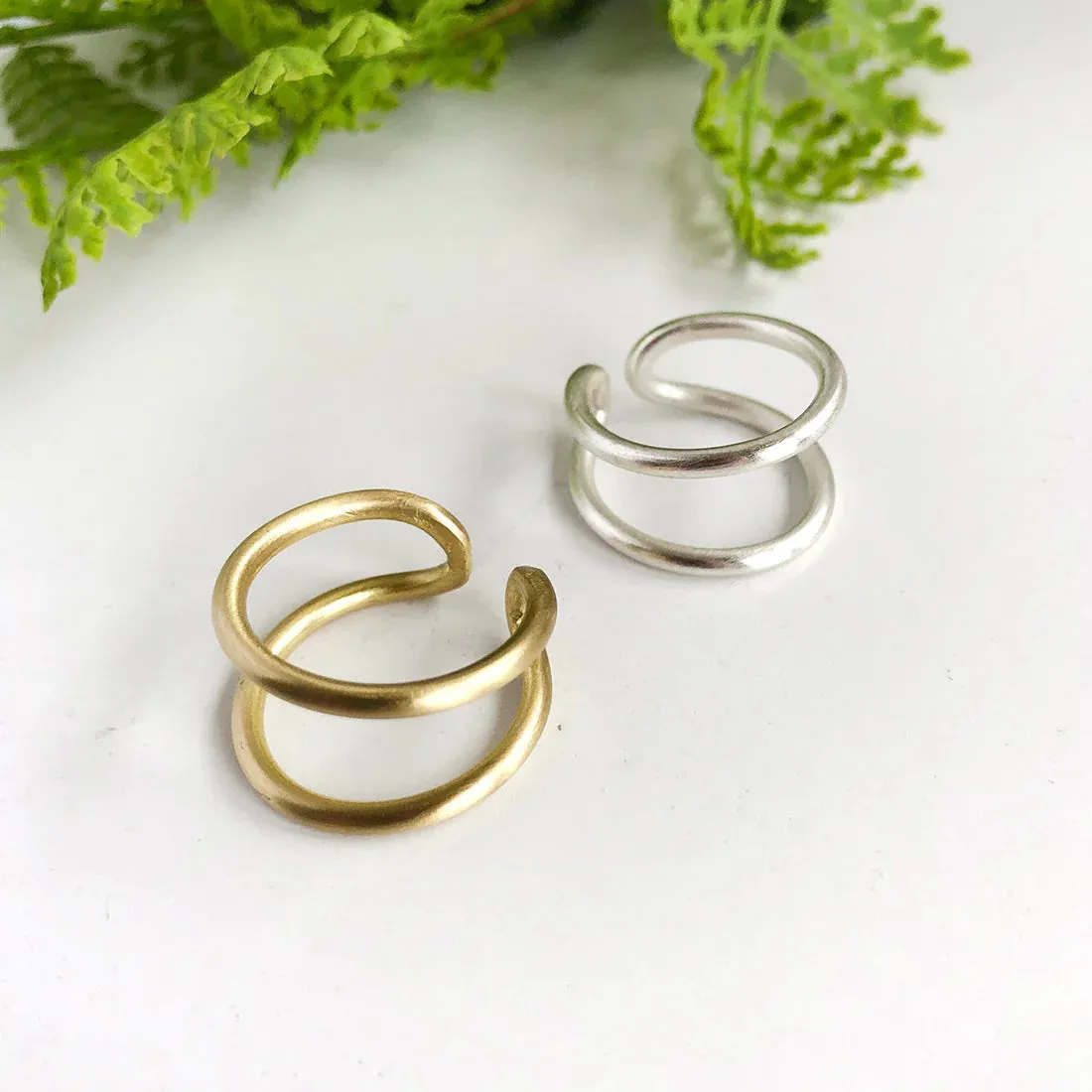 Double Arch Ring - Silver
