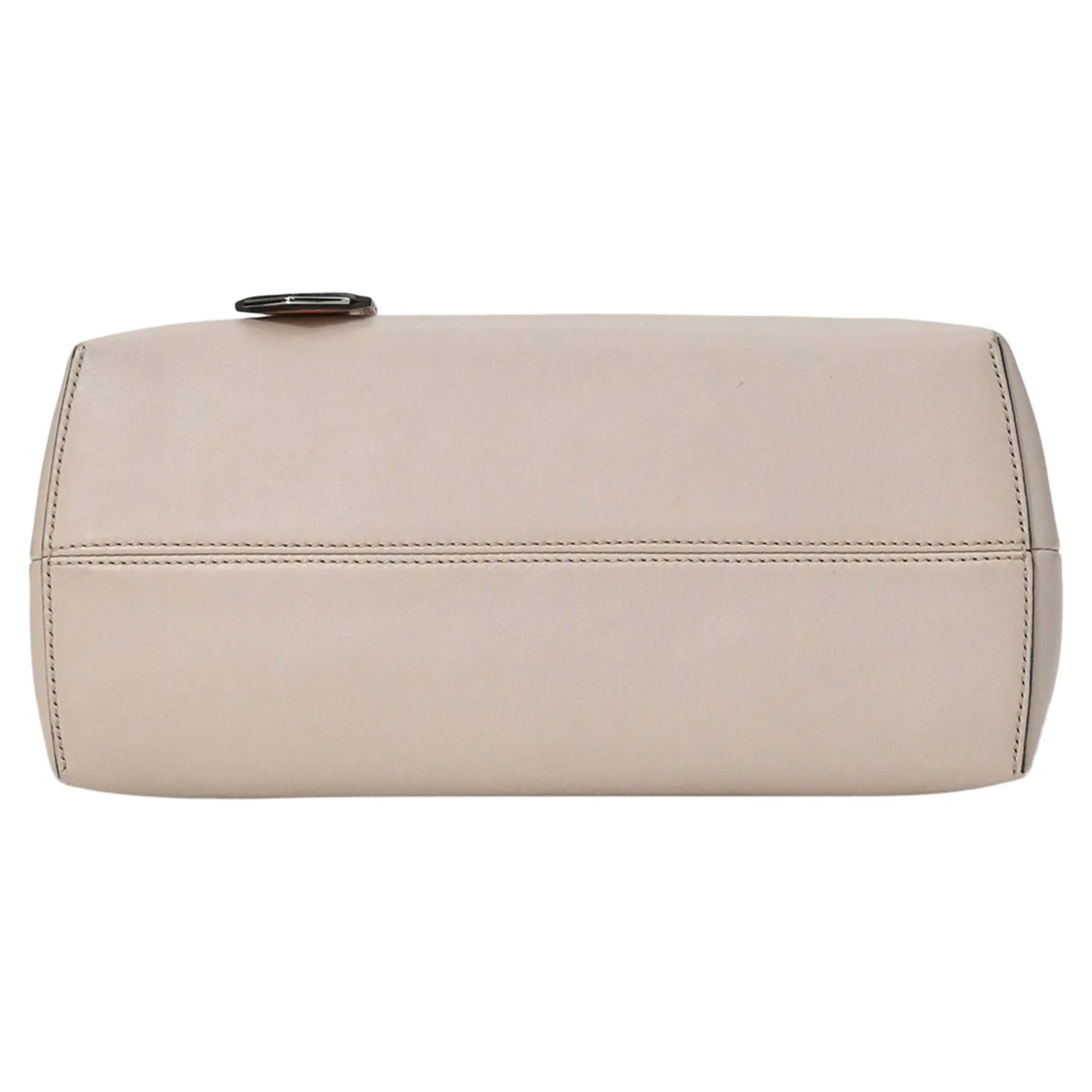 Fendi Small By The Way Boston Bag in Grey Leather