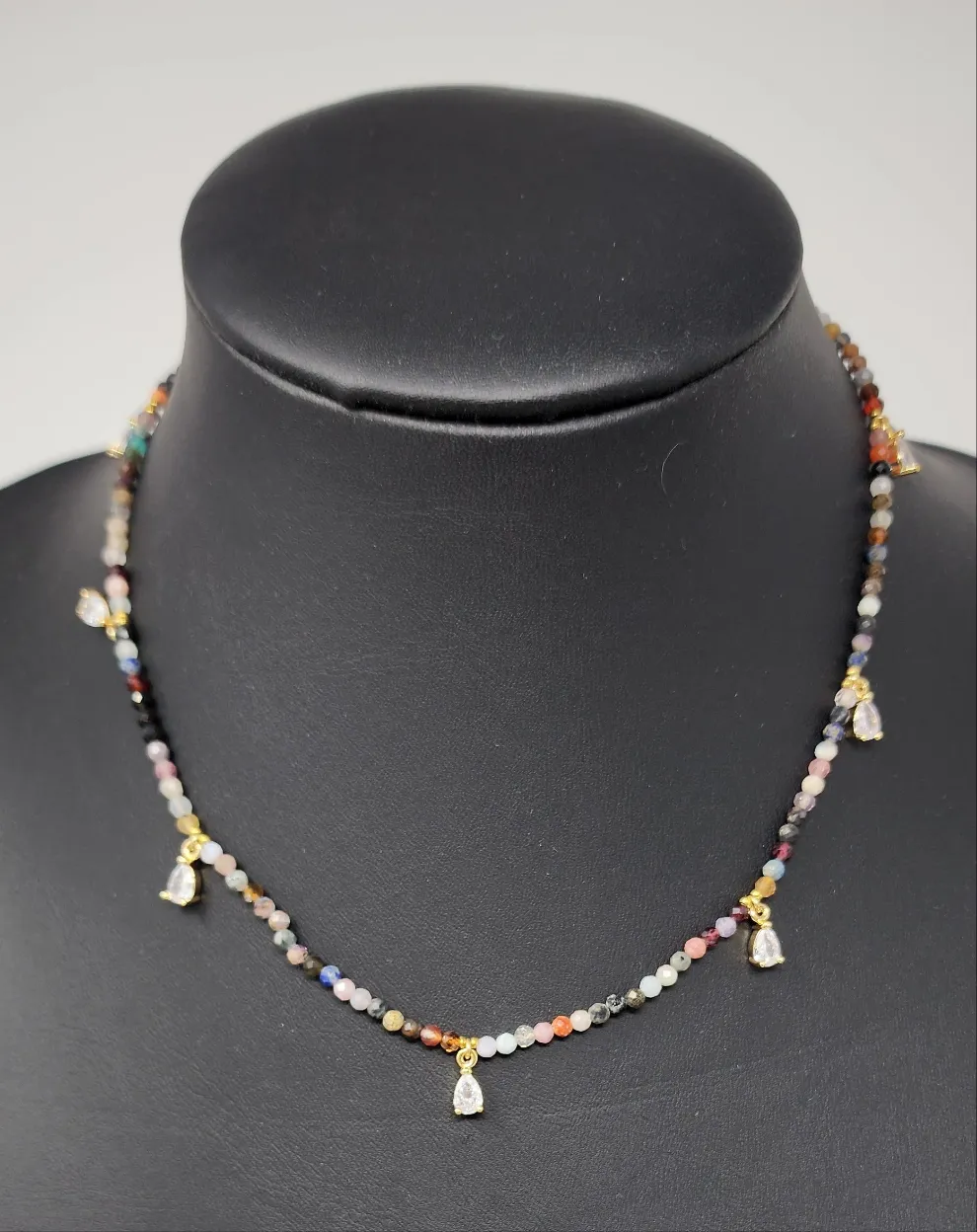 GOLD DOUBLE LAYER STACKER NECKLACE
