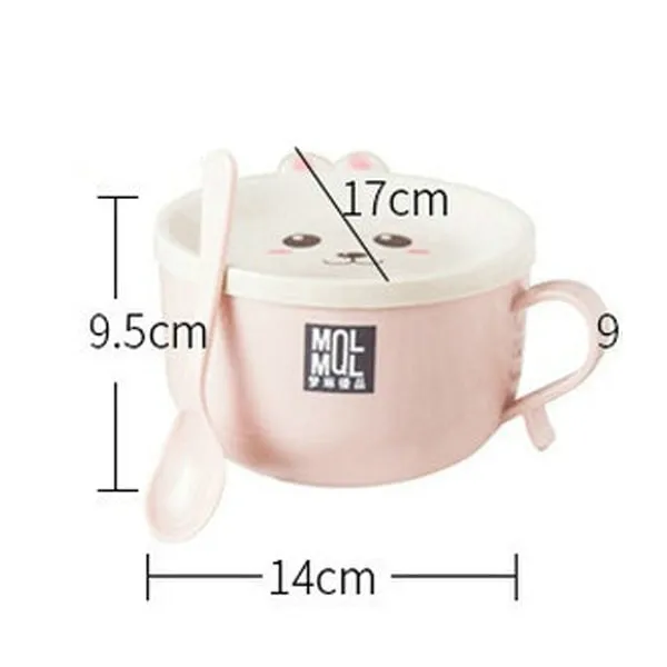 Kawaii Bunny Ramen Noodles Bowl