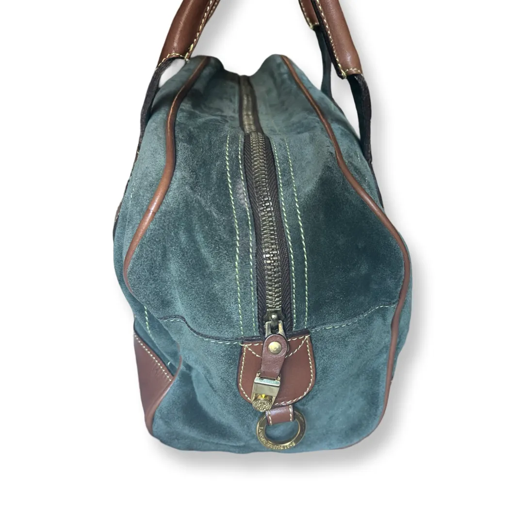 Loewe Suede Boston Bag