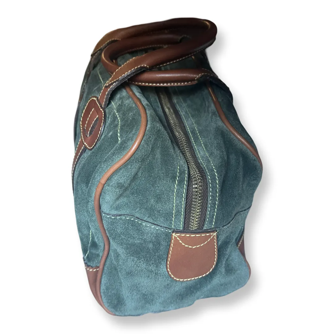 Loewe Suede Boston Bag