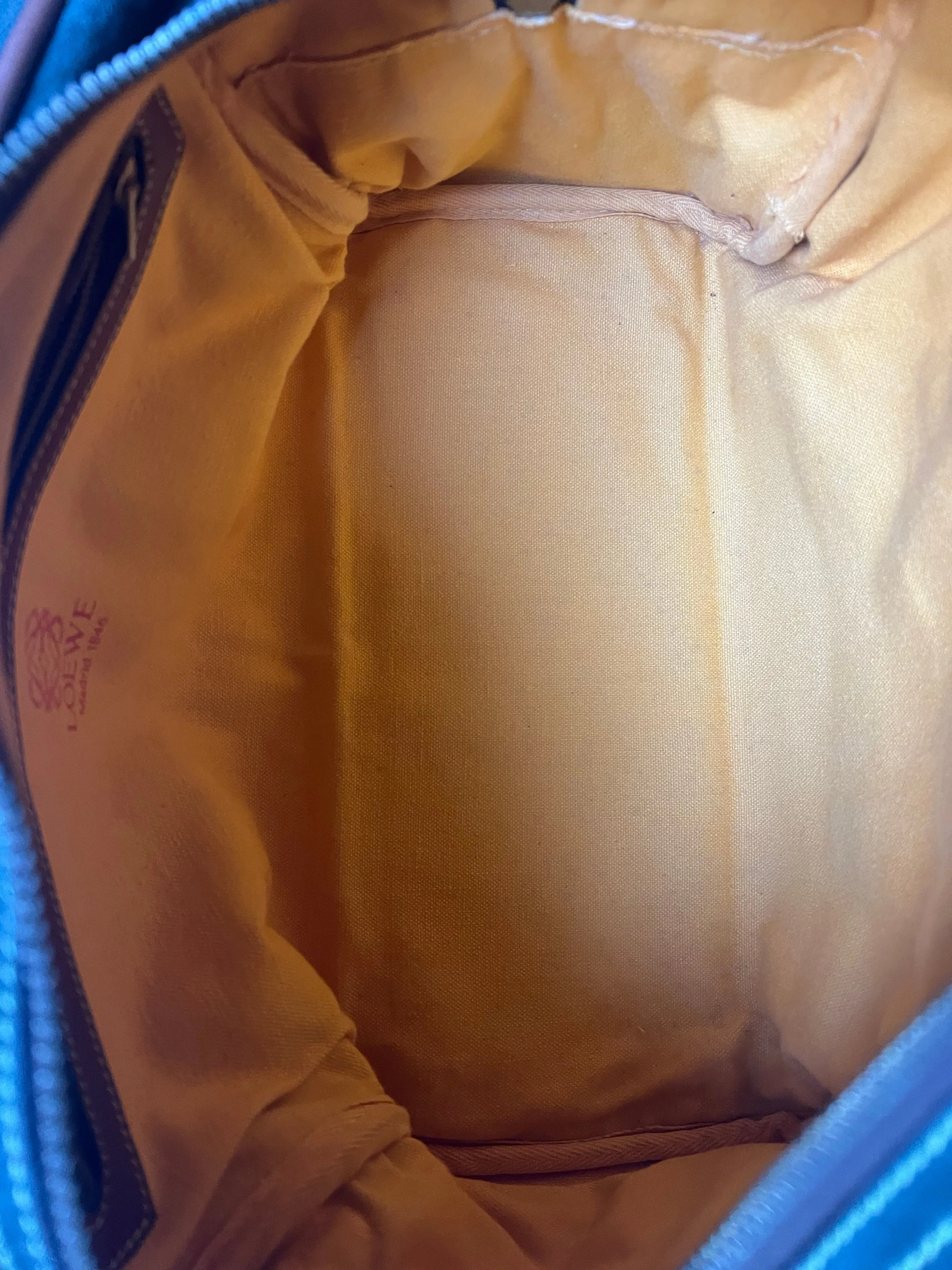 Loewe Suede Boston Bag