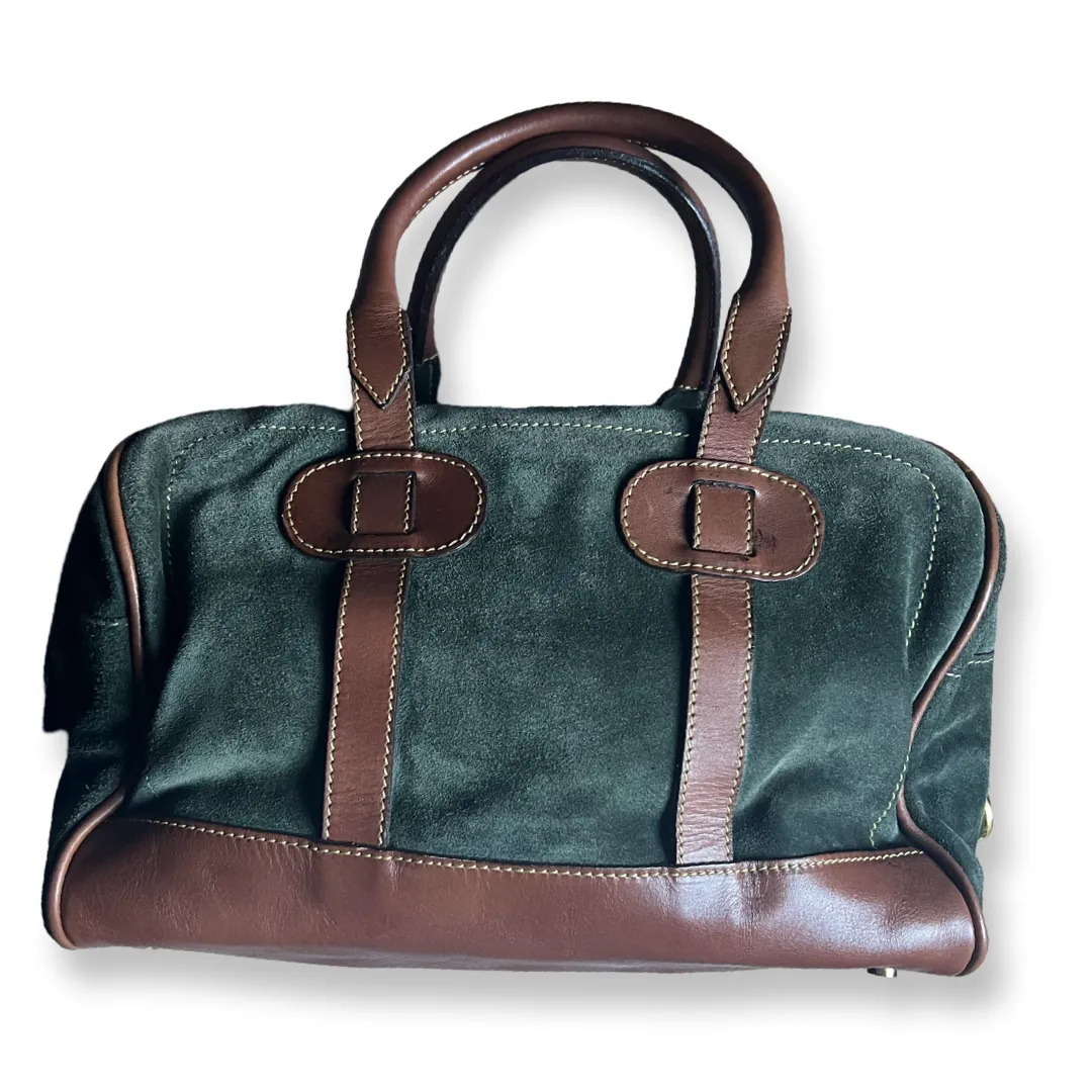 Loewe Suede Boston Bag