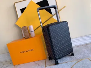 Louis Vuitton Horizon 55 Luggage Trolley Monogram Eclipse Canvas Spring/Summer 2019 Collection M23002 Black