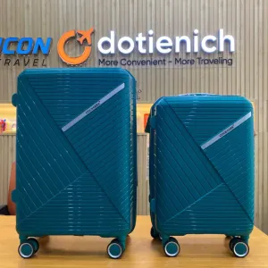 Luggage PP for travel carry on luggage, check in luggage with 04 Spinner Wheels - Teal- VL077