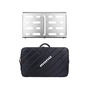Mono Pedalboard Medium Silver With Tour 2.0 Accessory Case