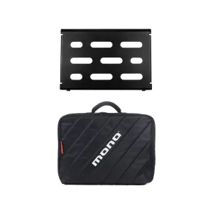 Mono Pedalboard Small Black With Club 2.0 Accessory Case