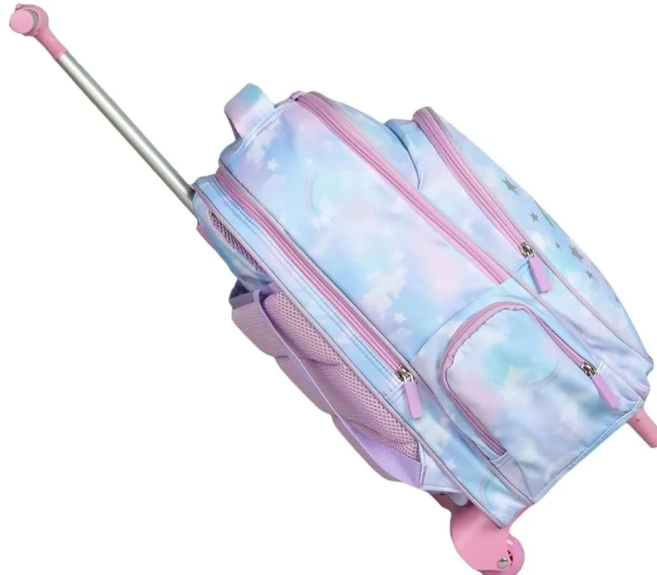 Novex Brand Unicorn Backpack with Trolly  (Multicolour)