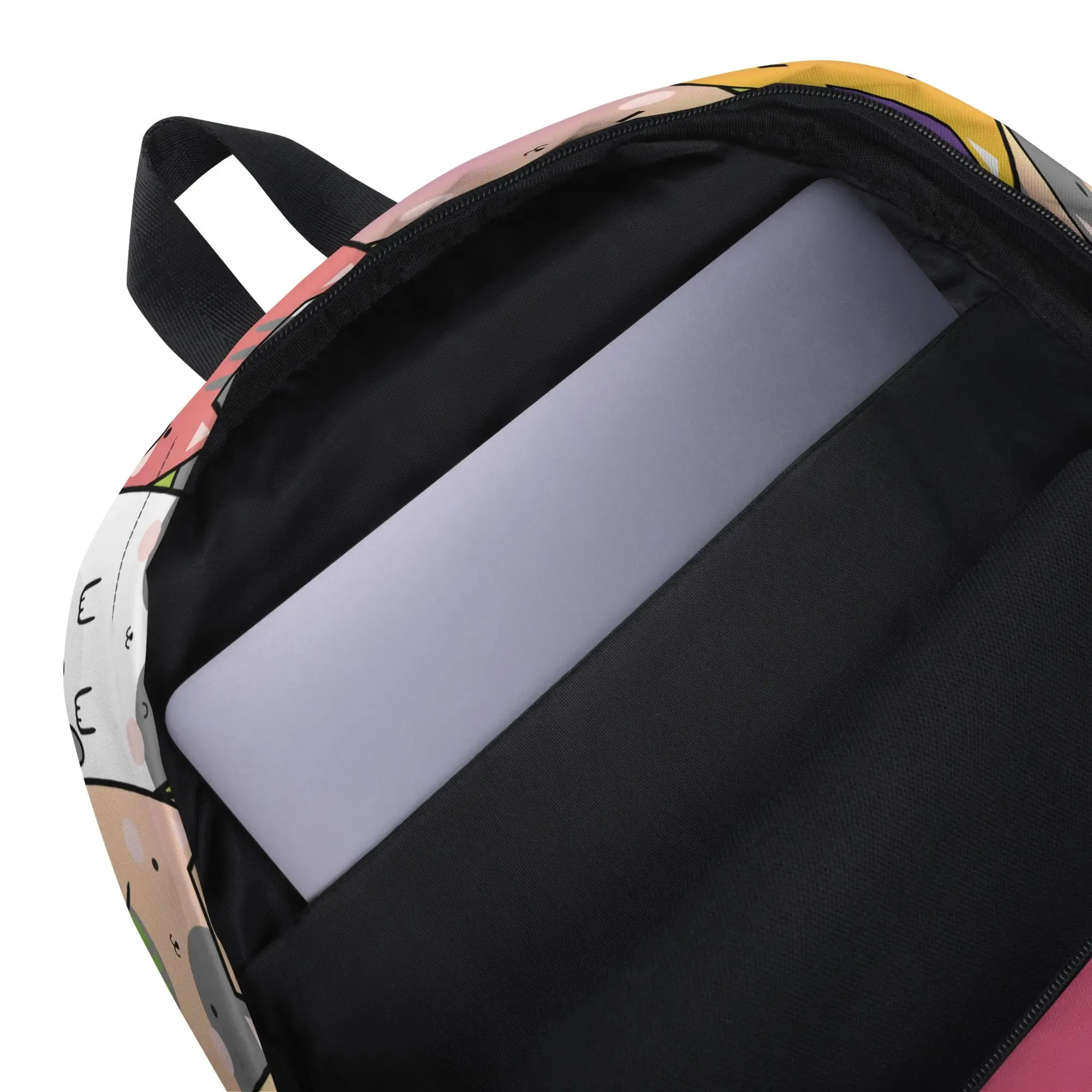"Radiant Cats" - Minimalist Fashion Backpack for work, school and travel.
