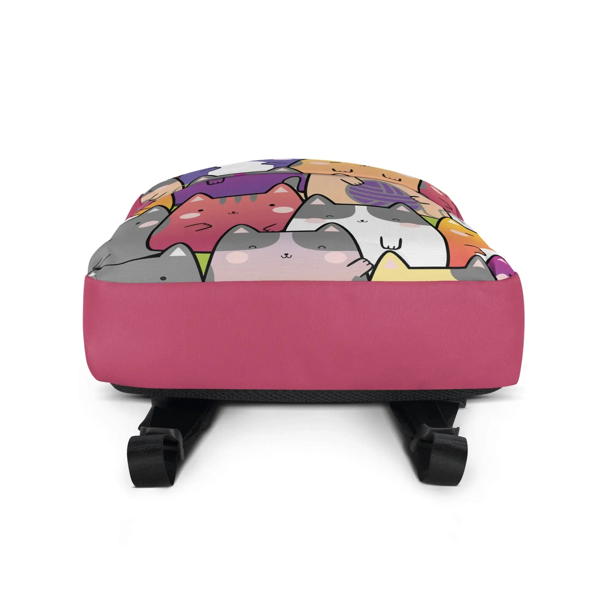 "Radiant Cats" - Minimalist Fashion Backpack for work, school and travel.