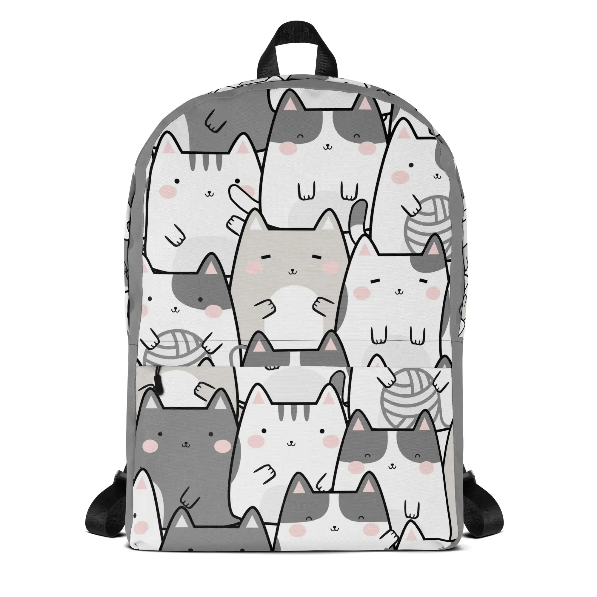 "Vanilla Licorice Cats" - Minimalist Fashion Backpack