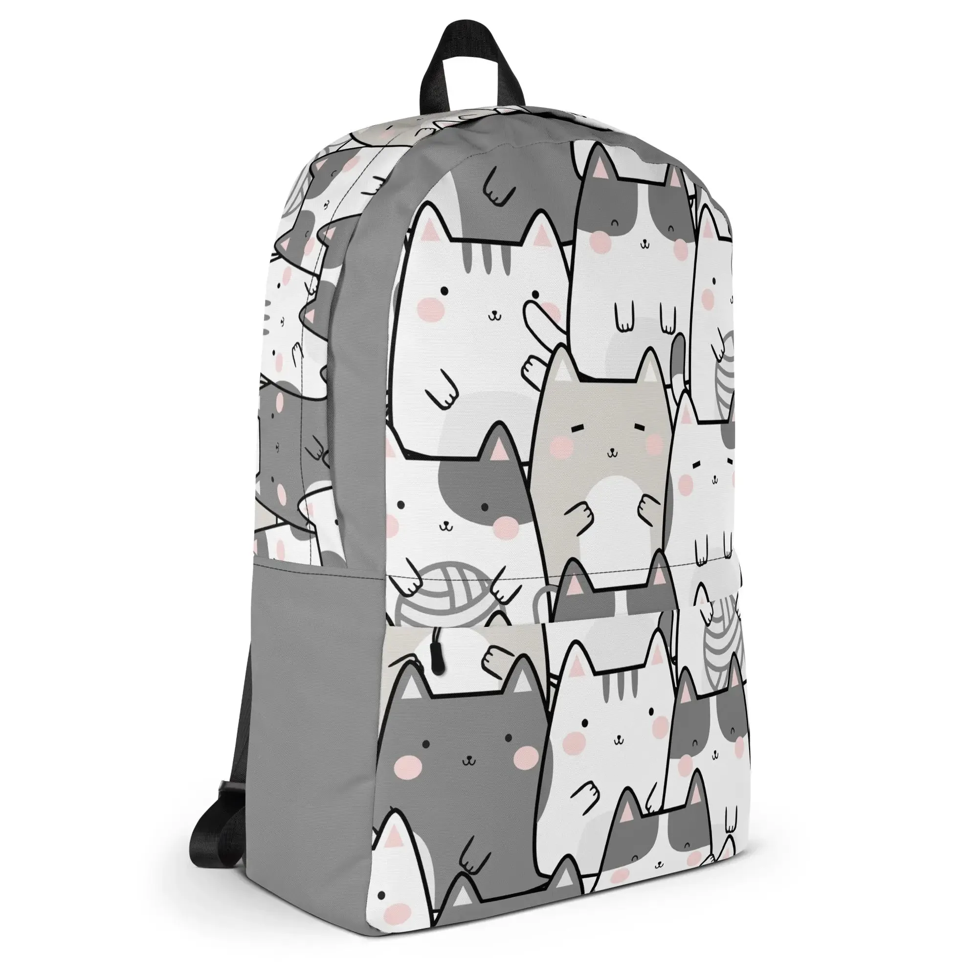 "Vanilla Licorice Cats" - Minimalist Fashion Backpack