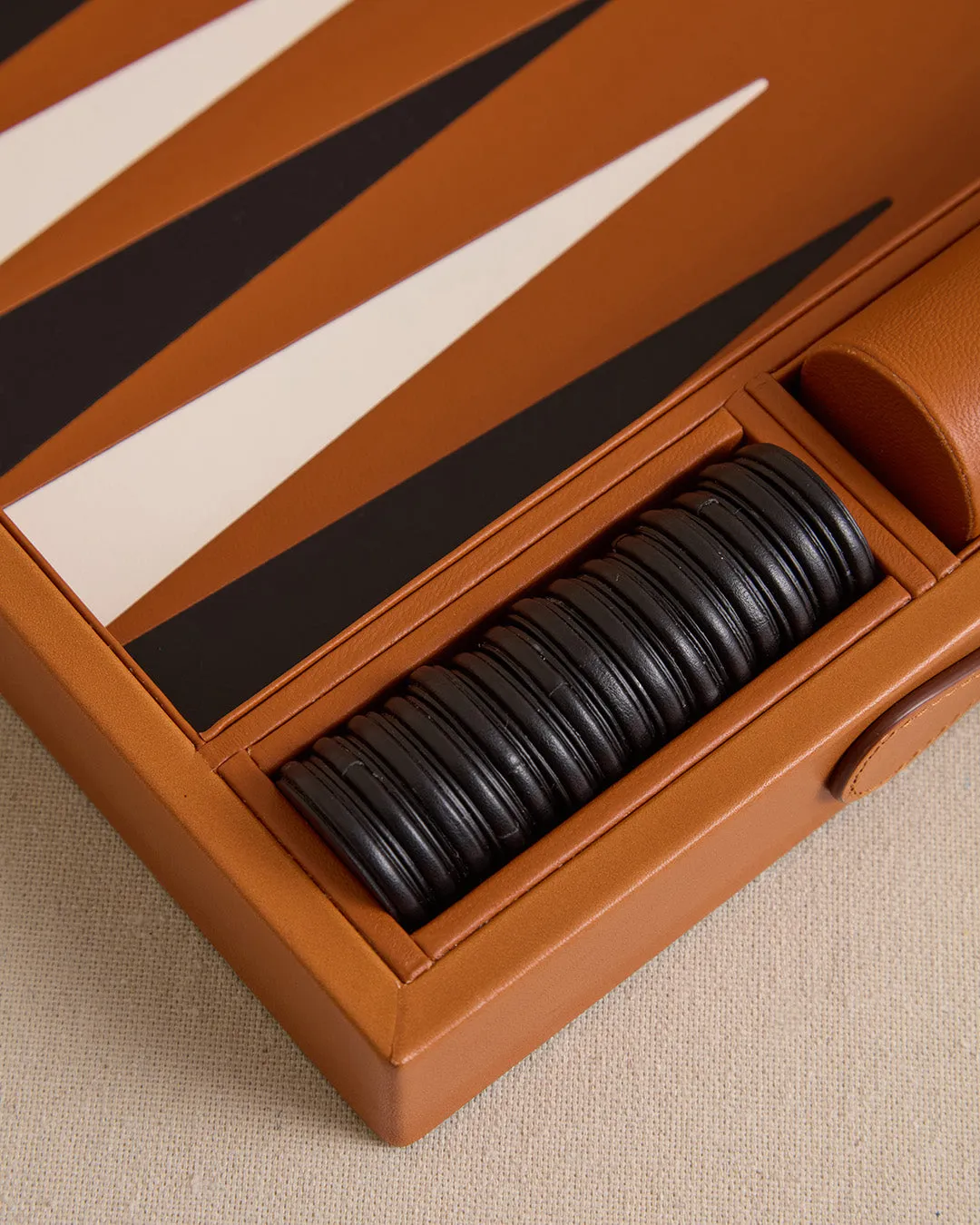 Rear Window Backgammon in Luggage