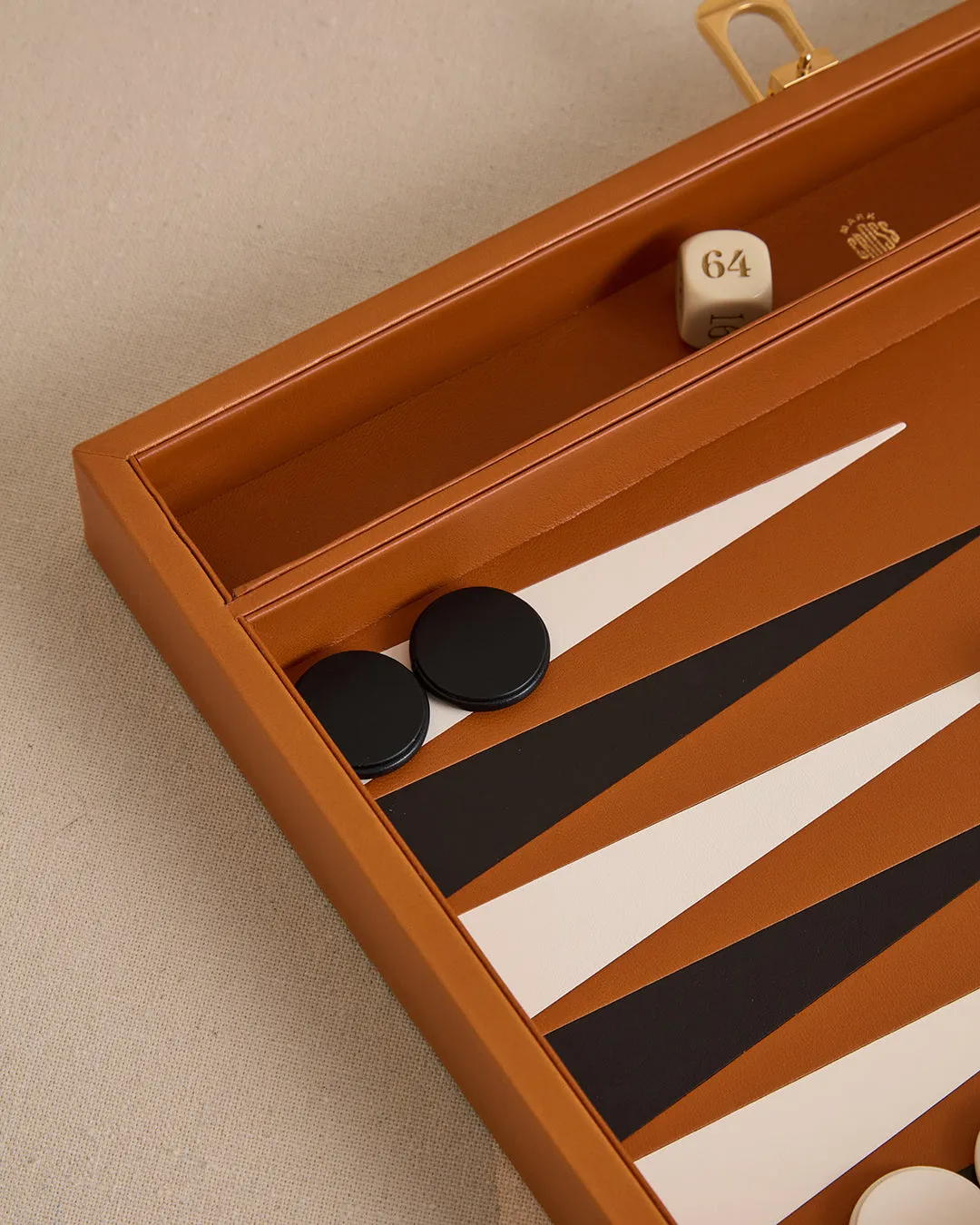 Rear Window Backgammon in Luggage