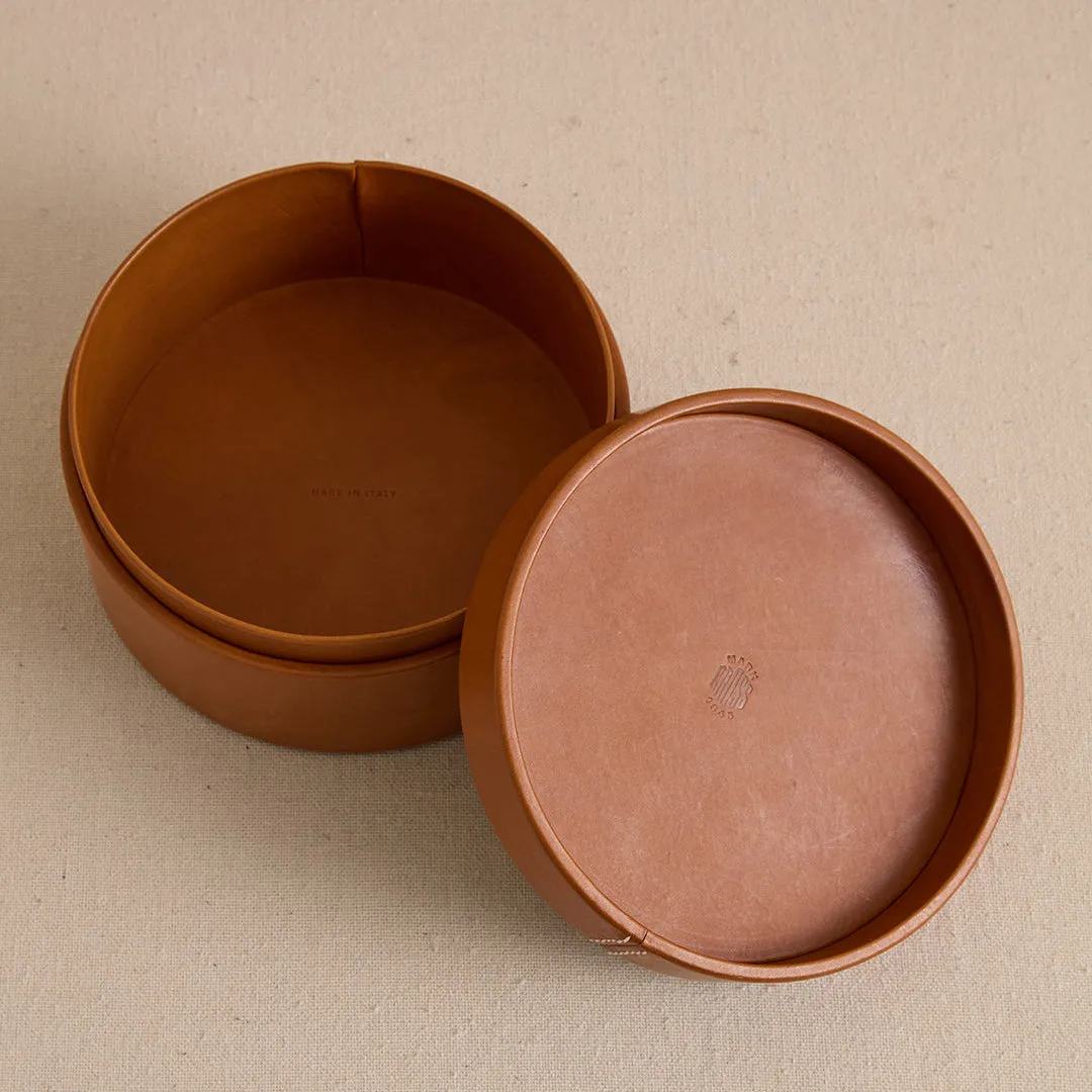 Round Box in Luggage