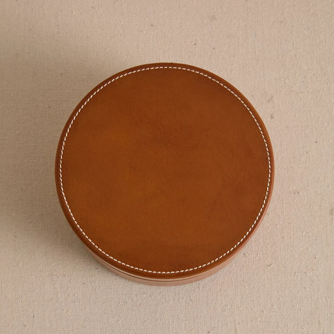 Round Box in Luggage