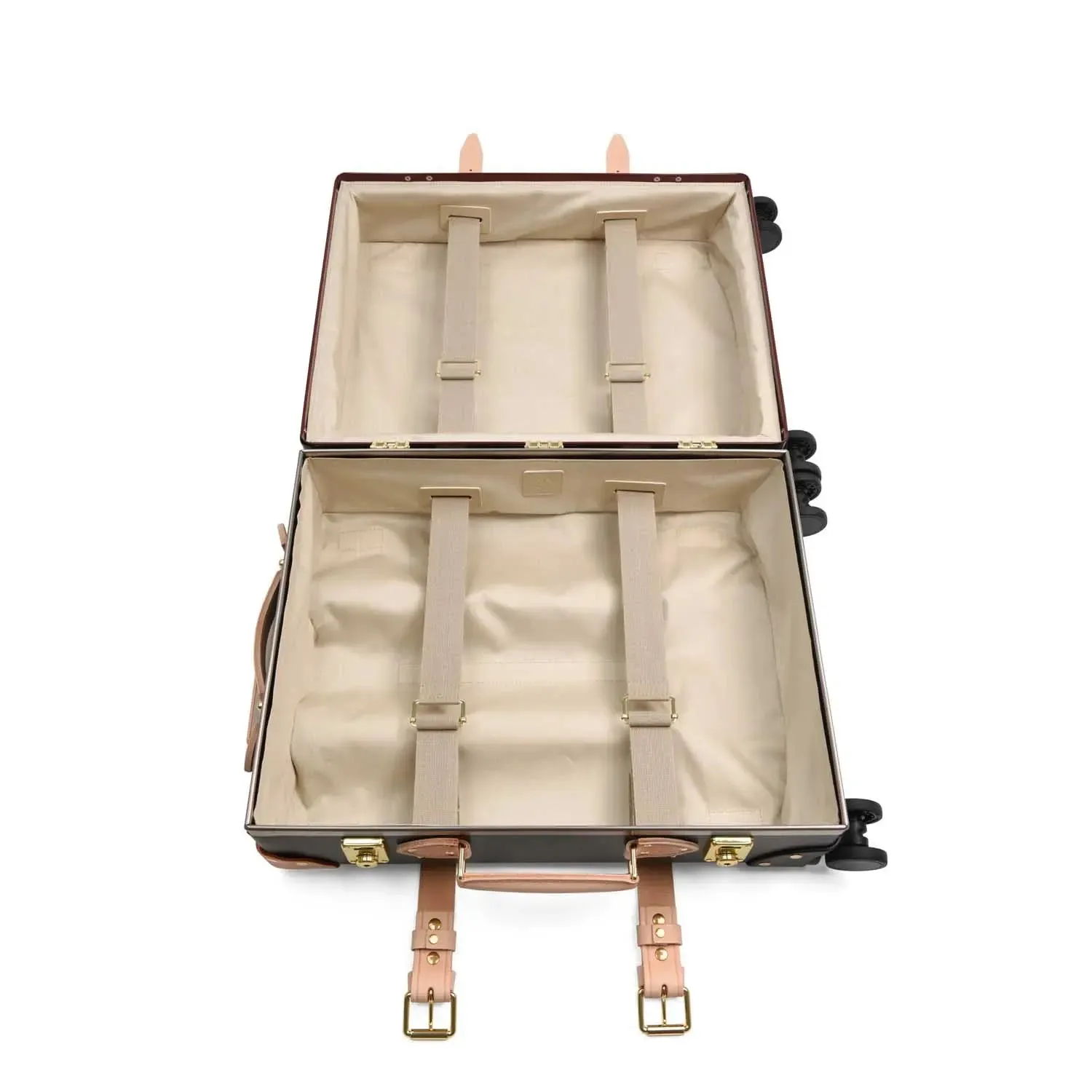 Safari · Carry-On - 4 Wheels | Brown/Natural/Gold