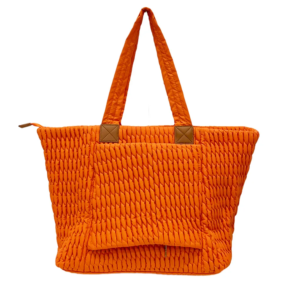 Travel Quilted Large Tote