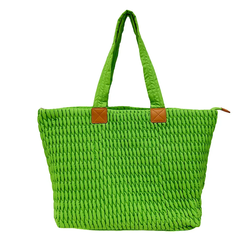 Travel Quilted Large Tote