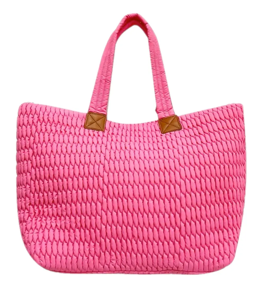 Travel Quilted Large Tote
