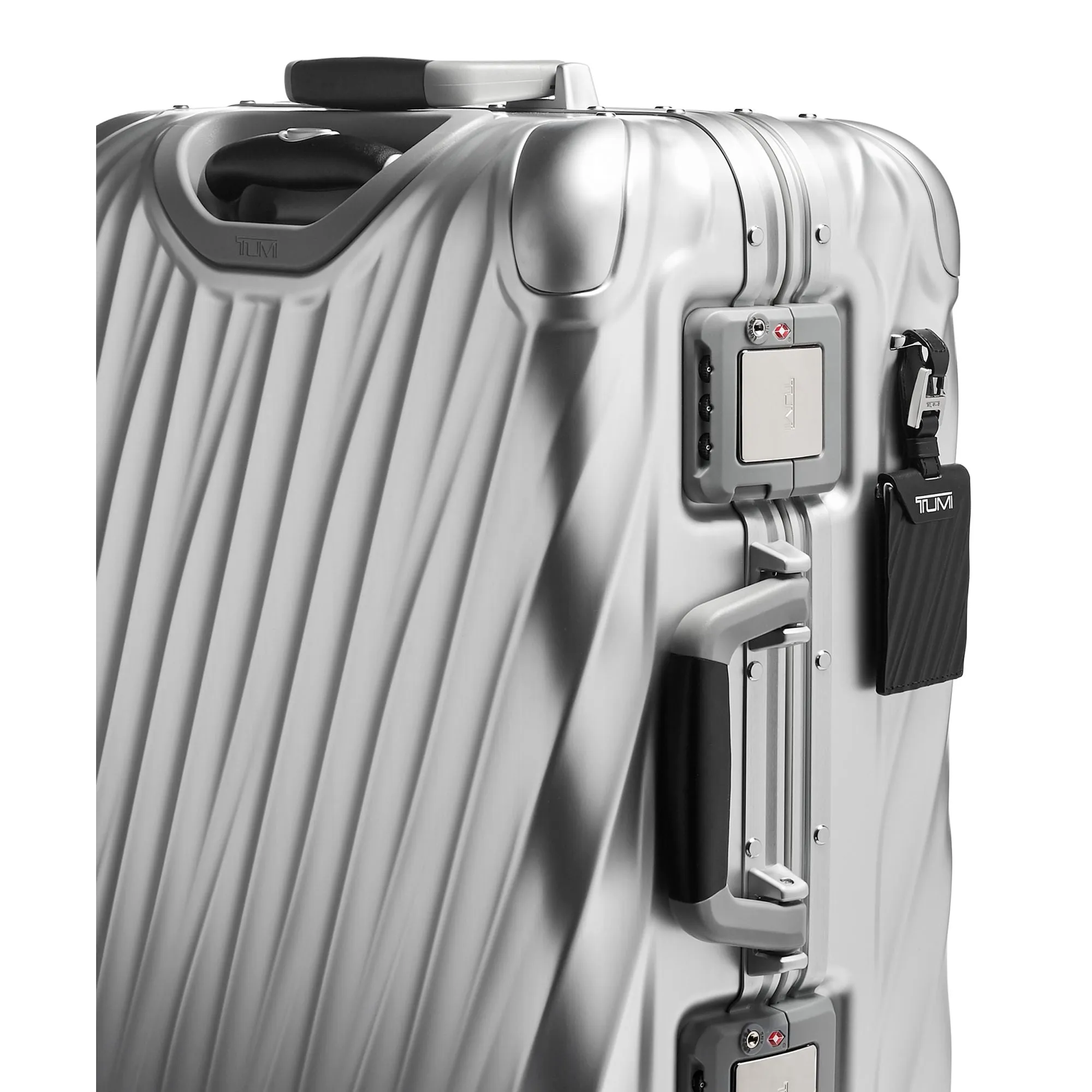 TUMI 19 DEGREE ALUMINUM Continental Carry-On // Silver