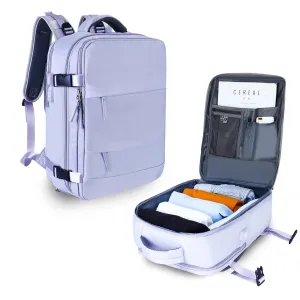 UAKISS  -  Women Travel Backpack Airplane Large Capacity Multi-Function Luggage Lightweight Waterproof Women's Casual Bag Notebook Bagpacks